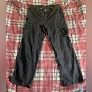 36 x 32 Black Wrangler Workwear Cargo Pants
